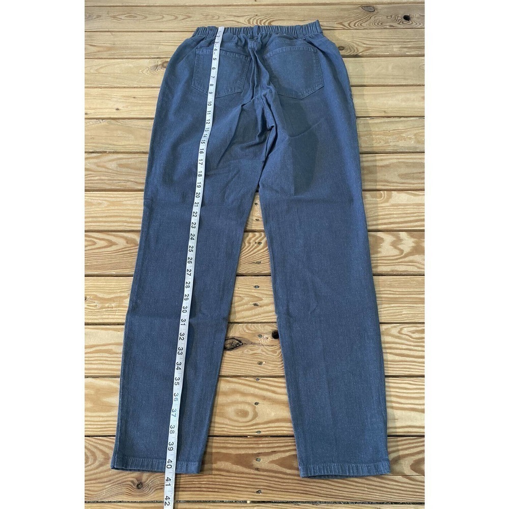 NEW Denim & Co Classic Waist Stretch Jegging Pants Size Small Women’s Slate - Picture 5 of 9